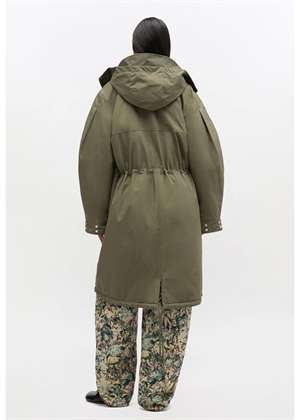 Ripstop tri-layer parka coat Kalamata W1013 Ganni 